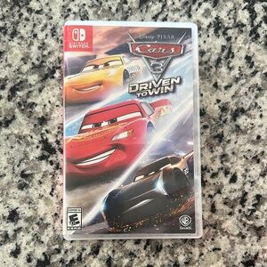 Nintendo Red Cars 3 Driven to Win Game for Switch